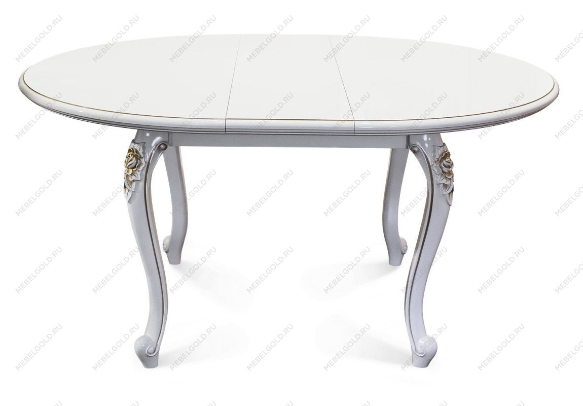 Стол Натали круглый белый глянец | изображение 3