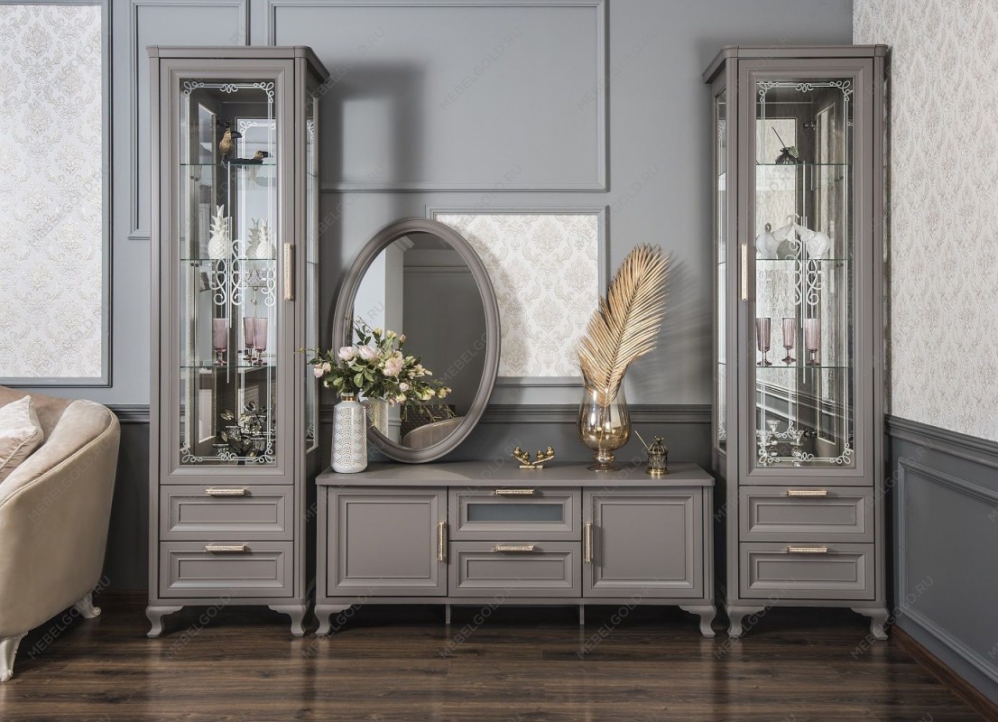 Витрина Мокко 1-ств серый камень - Выставка Балашиха | изображение 5