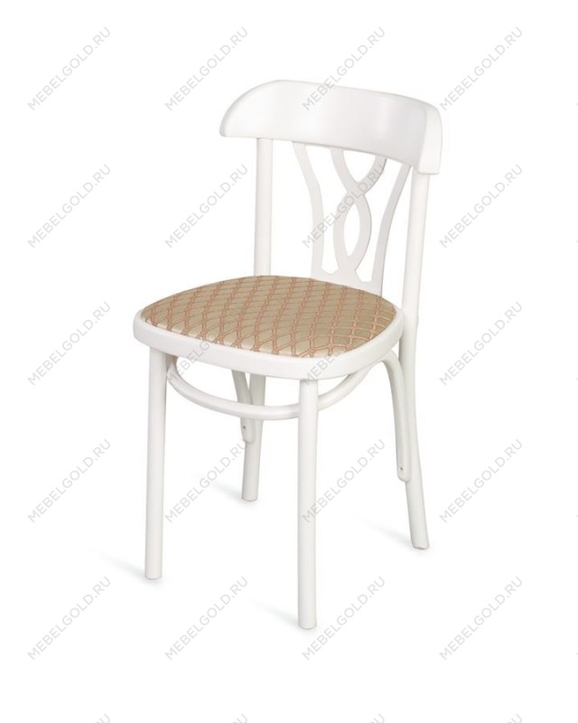 Стул Астра Восьмерка мягкий (белая эмаль/ткань) | изображение 1