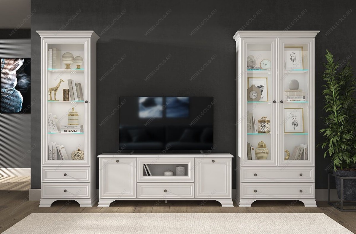 Гостиная Тиффани белый 2