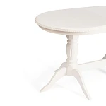 Стол COPPOLA, бук, мдф, 140+40x80x77см, Ivory white | изображение 10