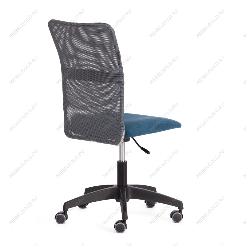 Кресло START, флок/ткань, синий/серый, 32/W-12 | изображение 2