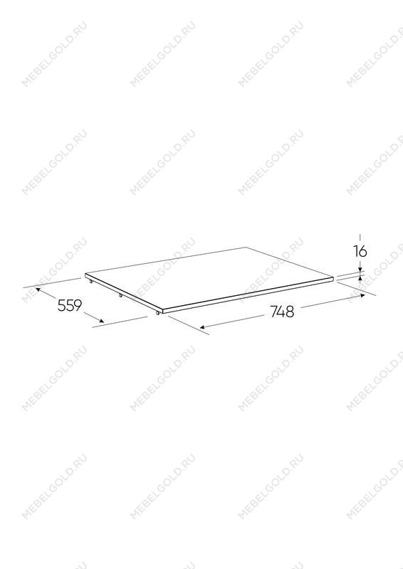 БРИМНЭС / СИРИУС Полка для шкафа ИКЕА / IKEA белая | изображение 2