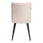 Стул обеденный Bari, LT, велюр, бежевый/черный, 7, 41х55х89 см | изображение 3