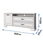 Тумба Тиффани RTV 1D2SN вудлайн кремовый - Выставка м. Марьина роща | изображение 2