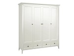 Шкаф четырехстворчатый Manhattan (Молочный) | изображение 1