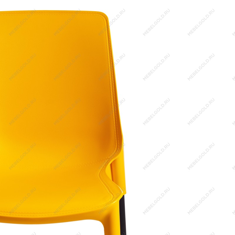 Стул GENIUS (mod 75) желтый/черные ножки | изображение 5