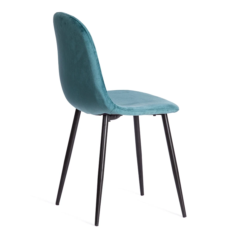 Стул BREEZE (mod. 4724), Велюр/металл, 44 х 53 х 87 см, Torquoise (бирюзовый ) HLR60 / черный | изображение 2