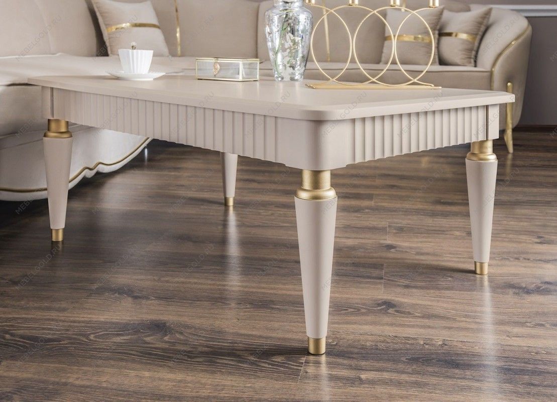 Столик прямоугольный Лара бежевый | изображение 4