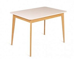 Стол Рэй-1030 (натуральный/белая эмаль) Прямоугольный