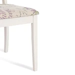 Стул Picasso ( PC-SC ), дерево гевея, 45х53х97см, ivory white (слоновая кость 2-5), Ткань Прованс № 13 | изображение 7
