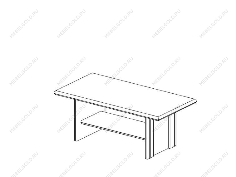 Стол журнальный Кентаки LAW каштан | изображение 1