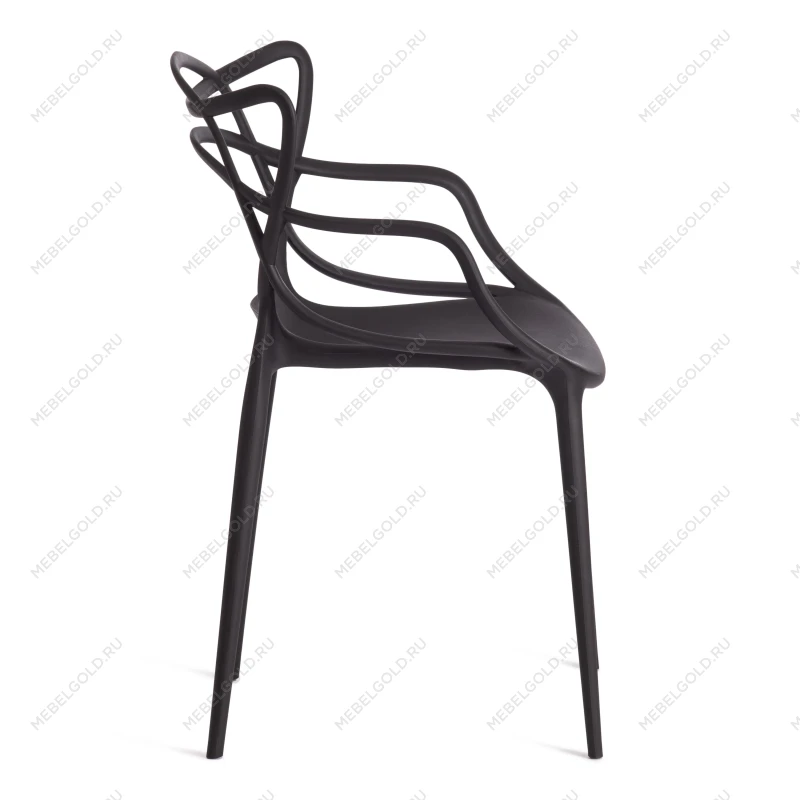 Стул Cat Chair (mod. 028), пластик, 53 x 59 x 82,5 см, черный (Black 3010) | изображение 1