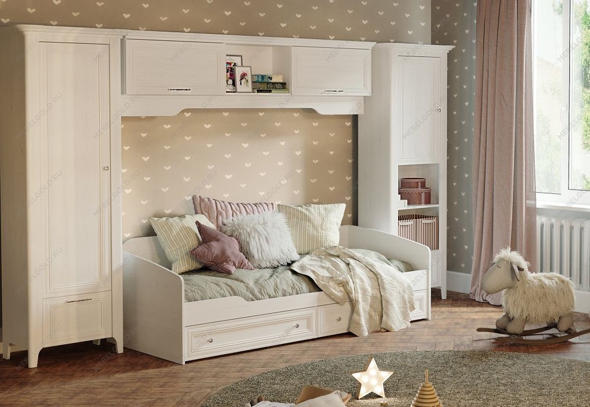 Шкаф-полка навесная, Клер (2044*324*554) Сосна Андерсен, 31506 | изображение 1