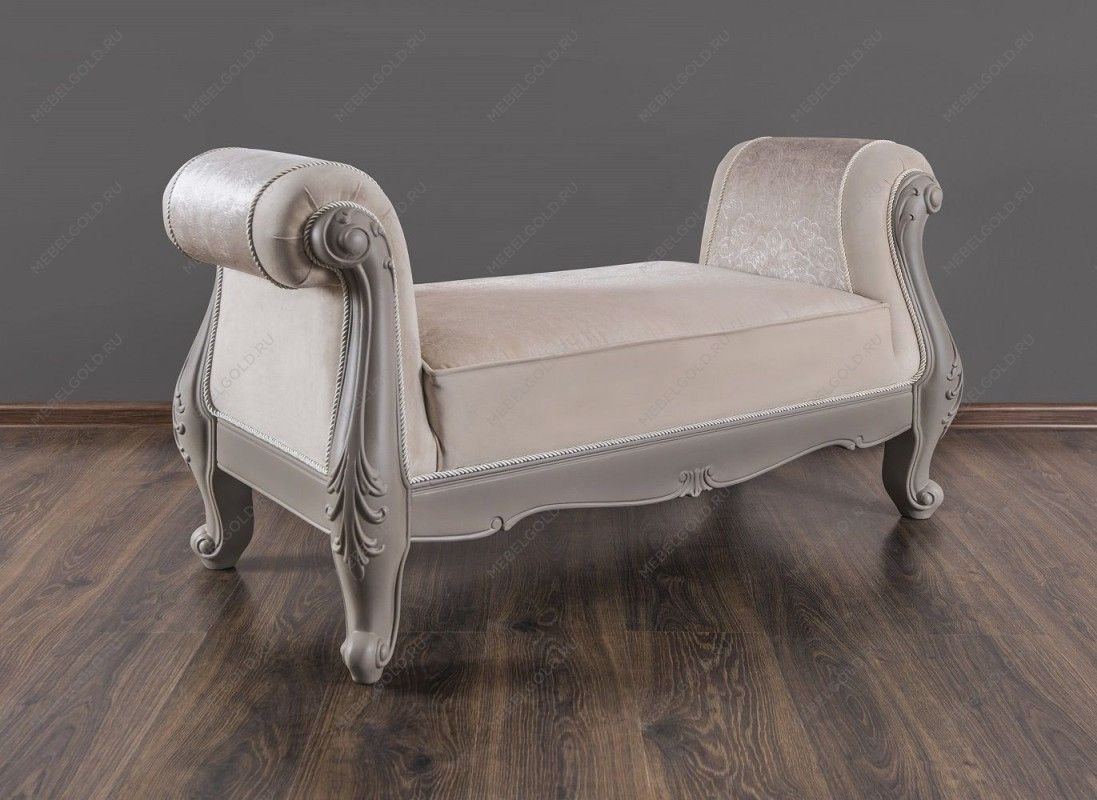 Оттоманка Мокко с двумя подлокотниками серый камень | изображение 11