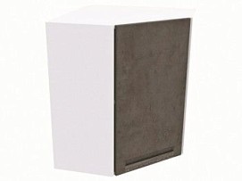 Шкаф угловой ШУ-60, Грей (600*600*720) Бетон темный, 21435