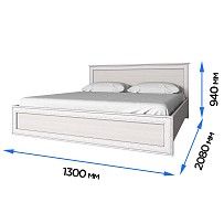 Кровать Тиффани 120 вудлайн кремовый