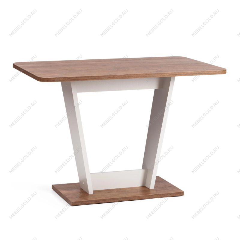 Стол обеденный TIBI нераздвижной, ЛДСП, 68,6 х 110 х 75 см, Дуб Канзас/Пепел