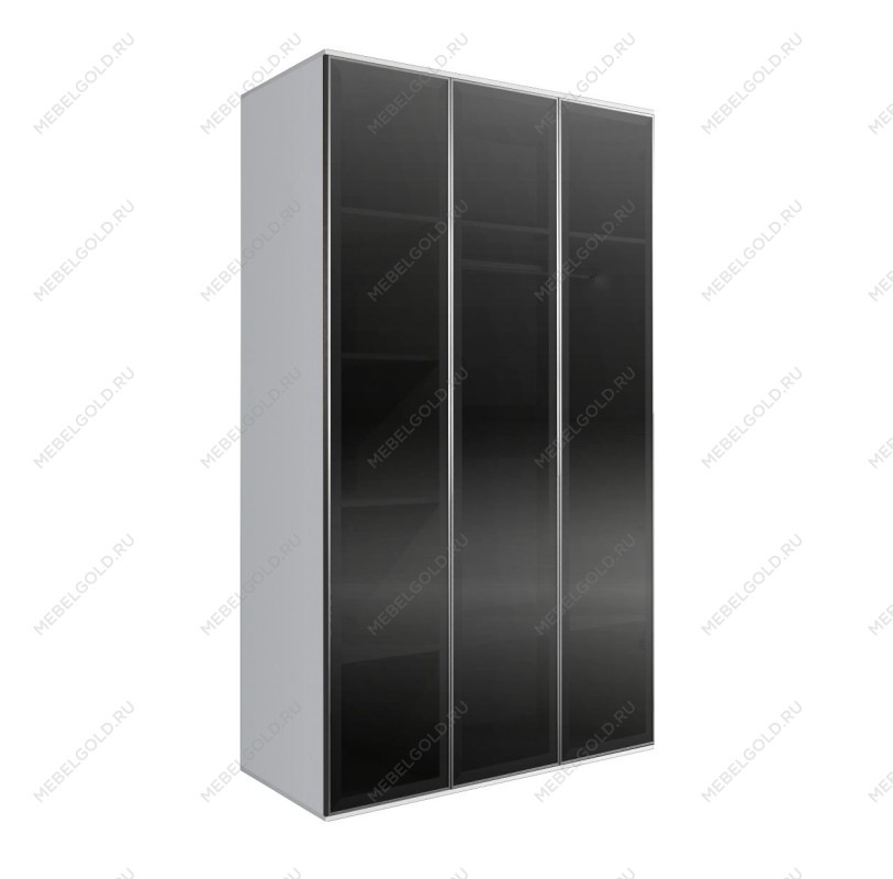 Шкаф 3-х дверный Bogemia Air (Белый/Серебро) БМШ2/3(3)