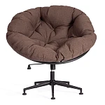 Кресло CLOUDE, рогожка/металл, 97х98х90-96см, коричневый, 3М7-147 | изображение 5