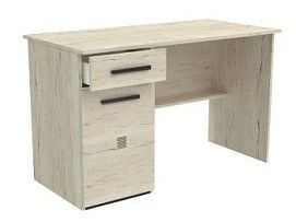 Стол письменный, Мале (1200*600*750) Дуб галифакс белый, 31210