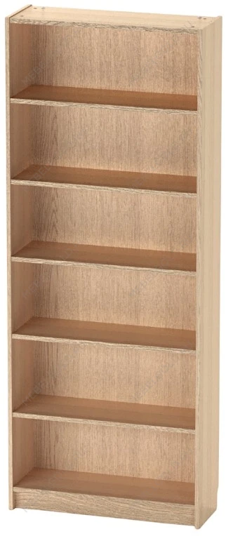 МАЛЬМ / VARMA Стеллаж ИКЕА / IKEA 80, 80x200x28, шпон, беленый дуб