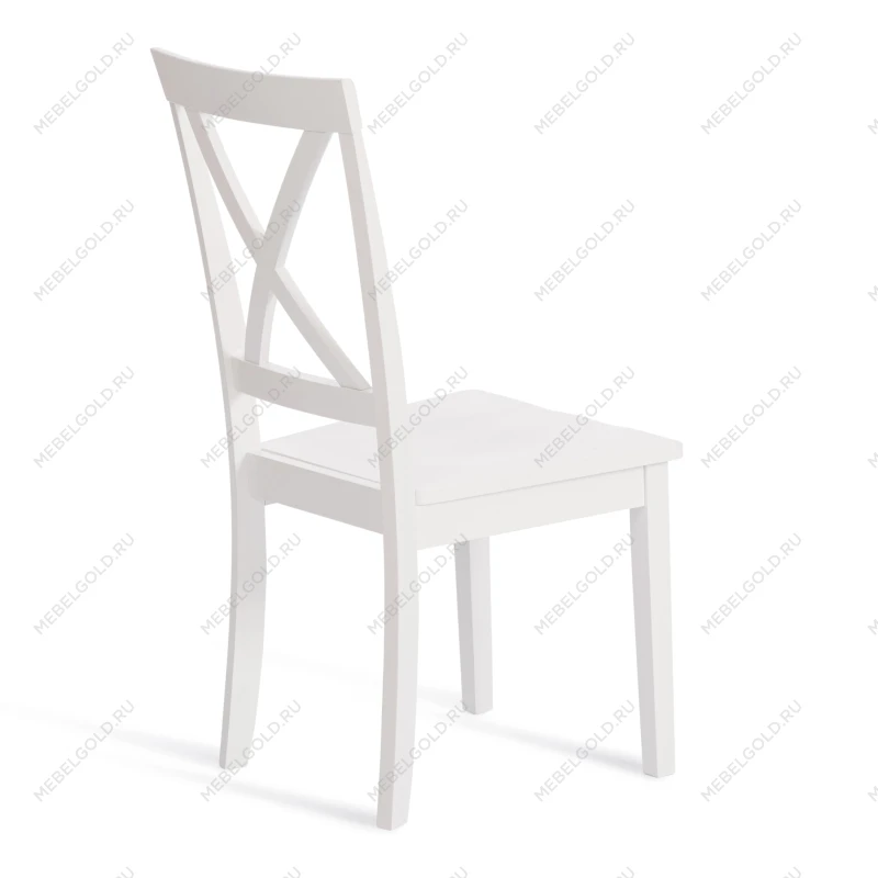 Стул GOLFI (Гольфи), дерево гевея/мдф, 44x54x95, pure white (402) | изображение 2