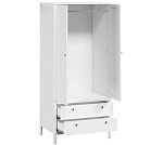 Шкаф Ева (Хельга) SZF2D2S/90 белый | изображение 2