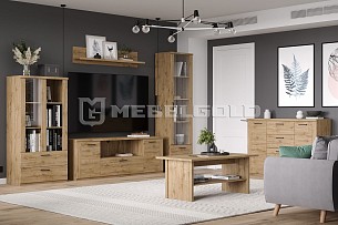 Шкаф с витриной Дорсет 1V2S3N