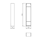 Стеллаж МАКС 50х36х233 белый | изображение 3