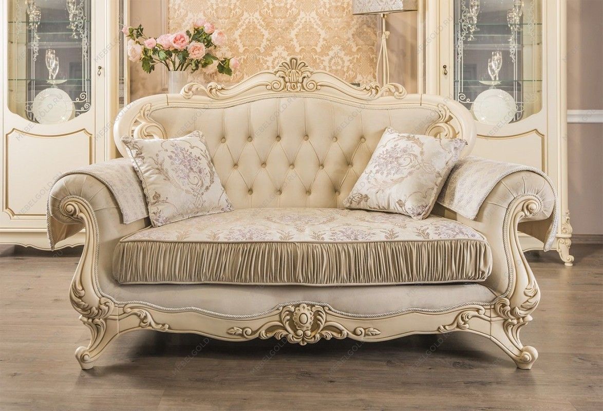 Диван Мона Лиза 2х местный крем | изображение 1