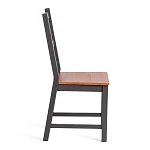 Стул Соната/Sonata chair, массив сосны, 41х50х95 см, антик /графит | изображение 1