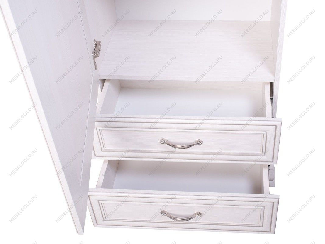 Шкаф 1-створчатый Тиффани 1Z2S вудлайн кремовый | изображение 2