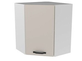 Шкаф угловой ШУ-60, Грей - 2 (600*600*720) Кашемир, 22135