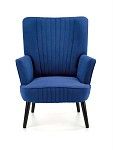 Кресло Halmar DELGADO (темно-синий/черный) | изображение 5