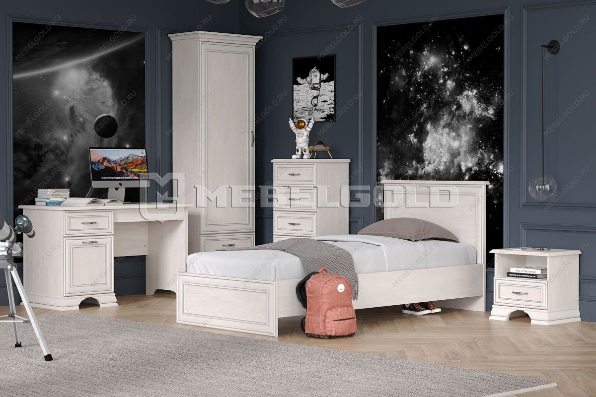 Стол письменный Тиффани 120 вудлайн кремовый | изображение 4