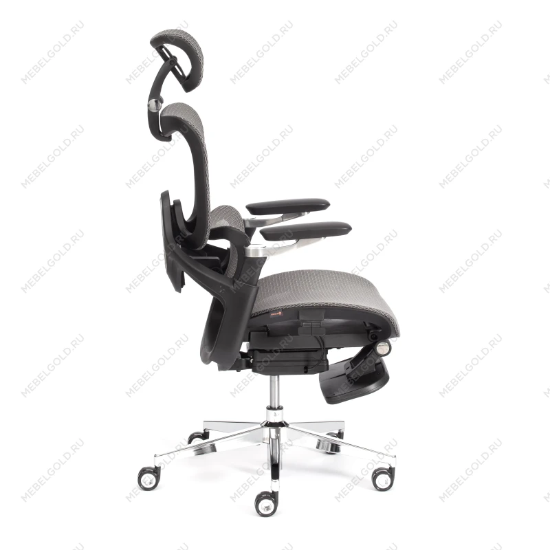 Компьютерное кресло Sakura, сетка, серый | изображение 1