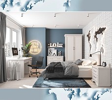 Тумба прикроватная Стилиус KOM2S (Лиственница сибирская)