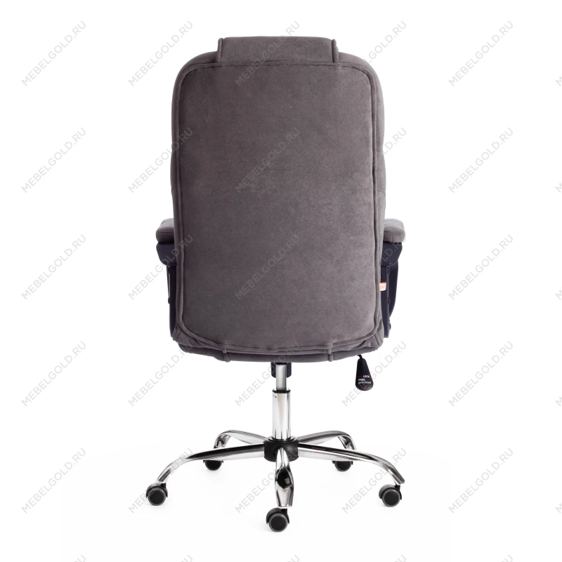 Кресло BERGAMO хром (22), флок, серый, 29 | изображение 3