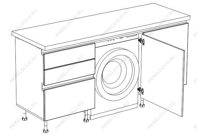 Фальш панель ФС-65, Женева (646*16*680) Белый матовый, 22425