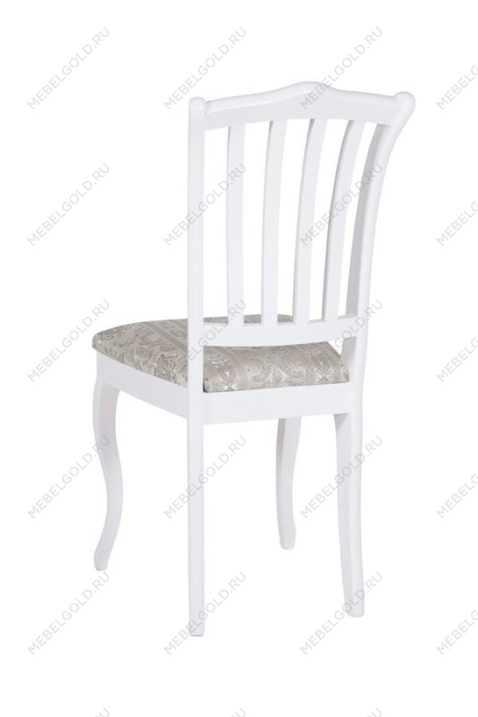 Стул Ланна (тон 304 белый/ткань Рио полоса 17) | изображение 3