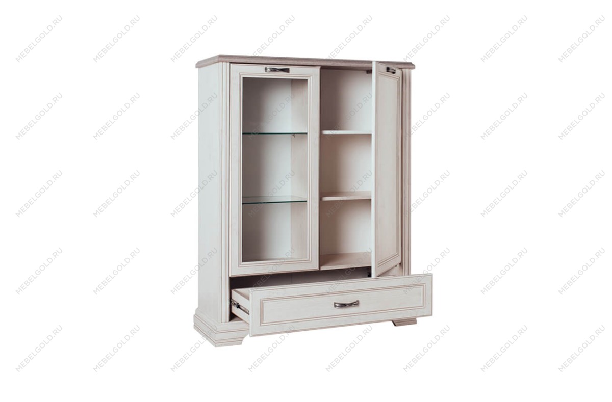 Шкаф с витриной Монако 1V1D1SL | изображение 2