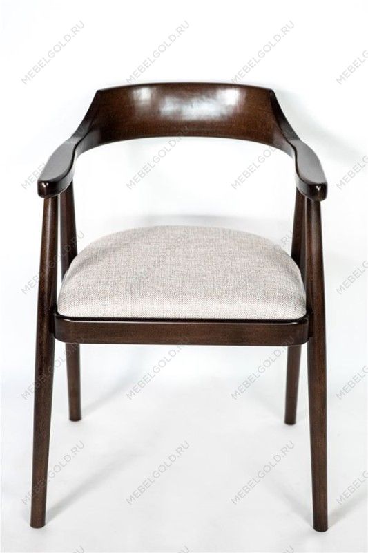 Полукресло венское Mercurius (темный орех орех/ткань Тесла 01) | изображение 1