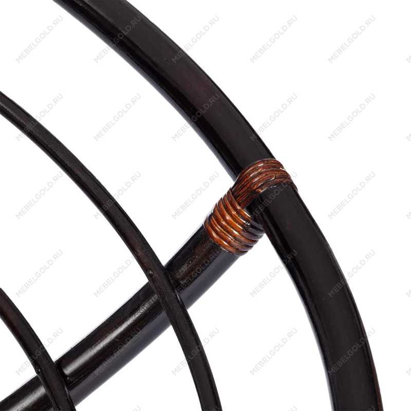 Диван MAMASAN/МАМАСАН 23/02 W/без подушки, 169х102х80 см, Antique brown (античный черно-коричневый) | изображение 3