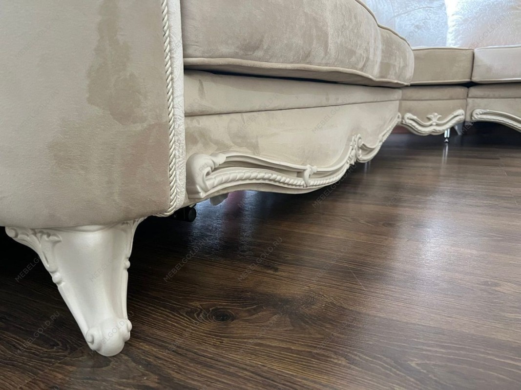 Диван Мокко угловой 2-у-1 бежевый | изображение 8