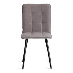 Стул обеденный Bari, LT, велюр, серый/черный, 29, 41х55х89 см | изображение 4