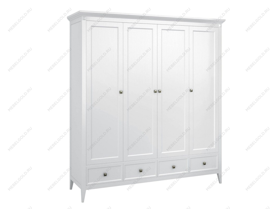 Шкаф четырехстворчатый Manhattan (Белый) | изображение 1