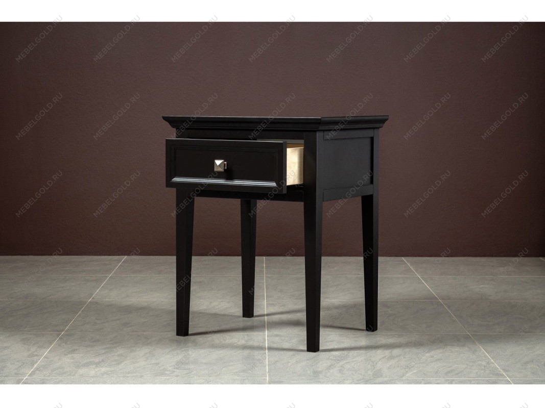 Тумба прикроватная 1 ящик Manhattan (Черный) | изображение 4