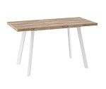 Стол раздвижной Бьерн-110 (Дуб каньон/Белый) 110(142)х70 | изображение 1