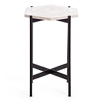 Столик кофейный Secret De Maison FENDY ( mod. 11980 ), алюминиевый сплав/мрамор, 38*38*53 см, античная медь | изображение 1